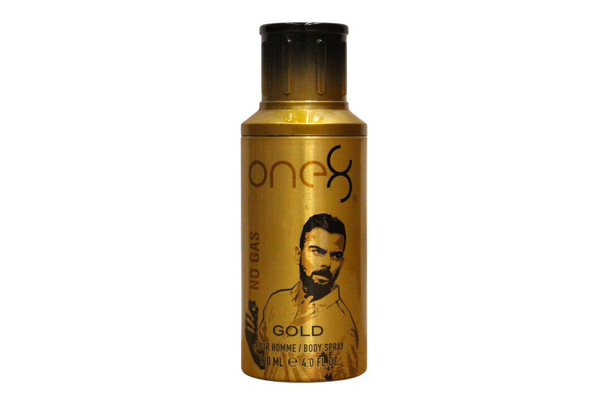 One 8, No Gas Gold, Scented Spray, For Men, 120 ml - Feel You