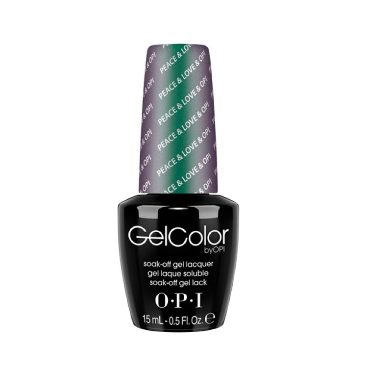 Opi, Gel Color, Semi-Permanent Nail Polish, GC F56, Peace & Love & Opi, 15 ml - Feel You