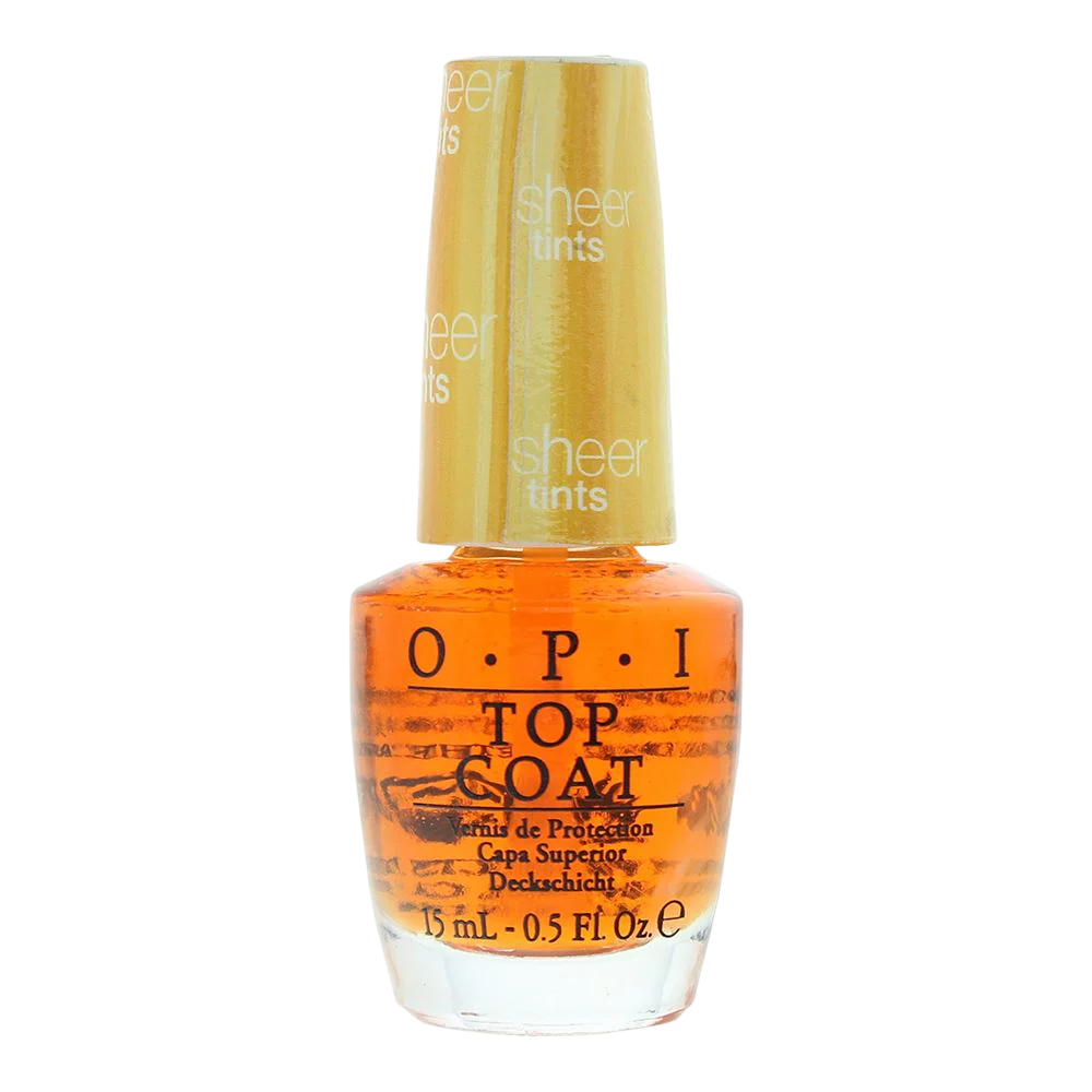 Opi, OPI, Top Coat, Nail Polish, I'm Never Amberrassed, 15 ml - Feel You
