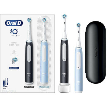 Oral B - iO Series 3 Duo (Black/Ice Blue) - Electric toothbrush