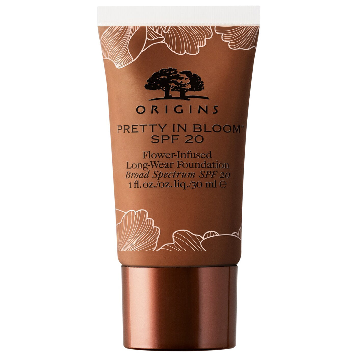 Origins, Pretty In Bloom, Long Wearing, Cream Foundation, 720, Very Deep Cool, SPF 20, 30 ml - Feel You