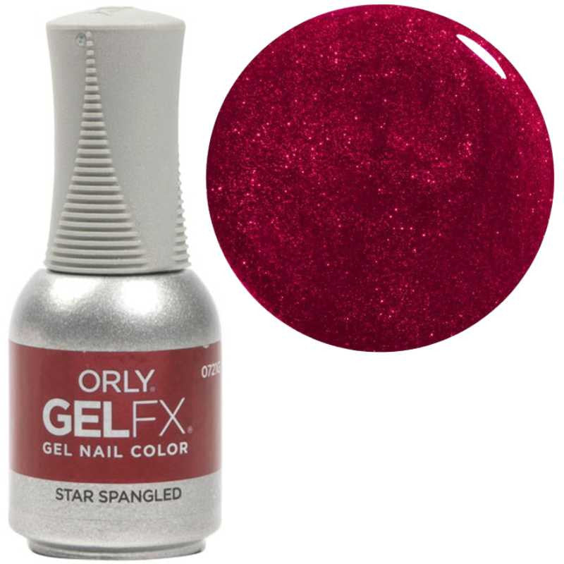 Orly, Gelfx, Shimmer, Semi-Permanent Nail Polish, Star Spangled, 18 ml - Feel You