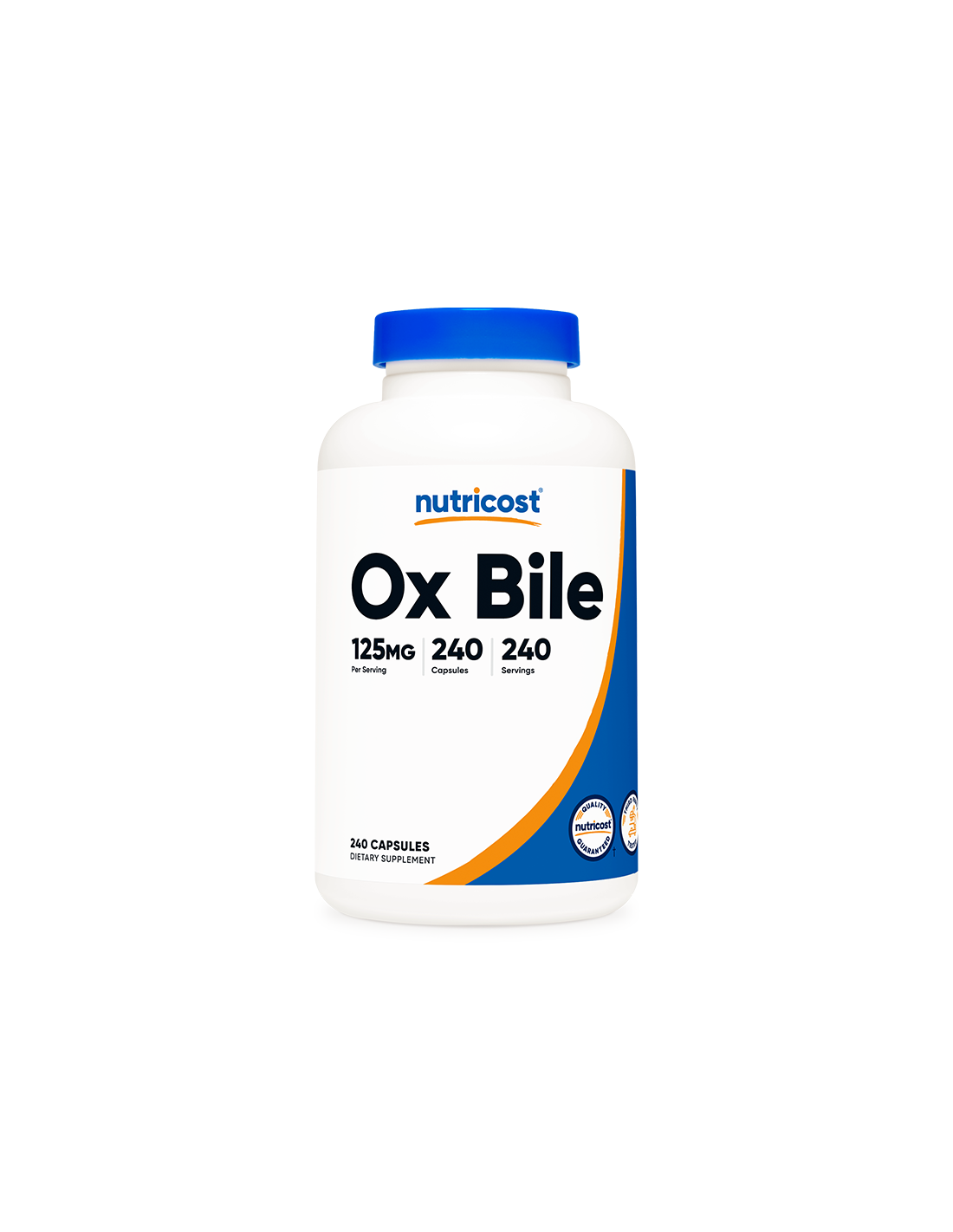 Храносмилане - Волска жлъчка (Ox Bile), 240 капсули Nutricost - Feel You