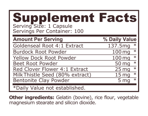 DETOXIFIER - 100 capsules - Feel You