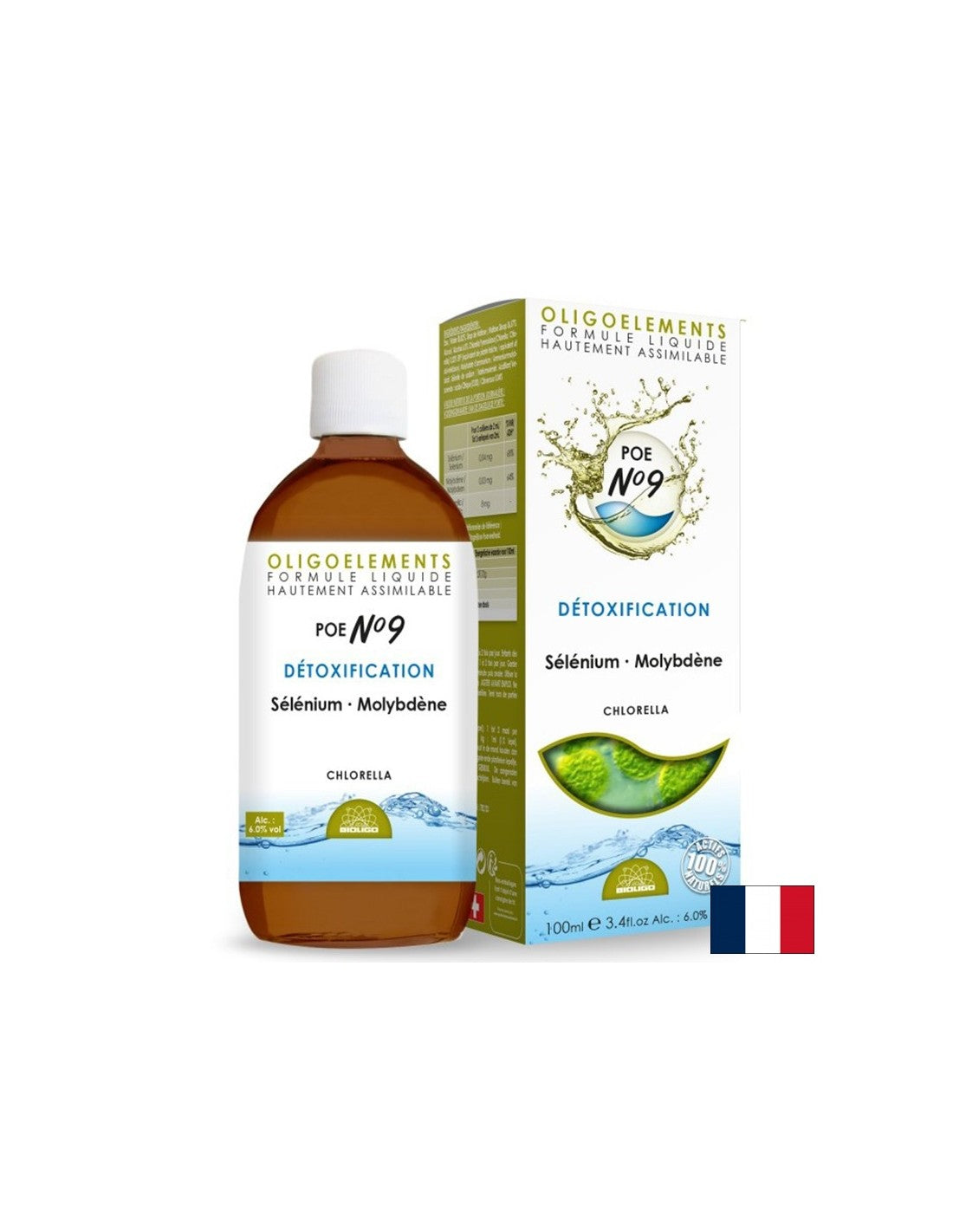 Детоксикация - Селен, Молибден и Хлорела POE N°9, 100 ml Propos’Nature - Feel You