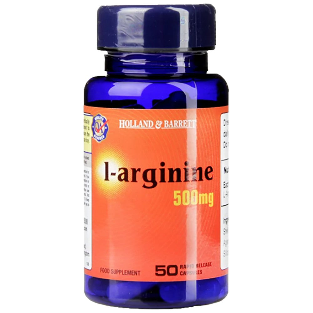 L-Arginine 500 mg - 50 капсули - Feel You