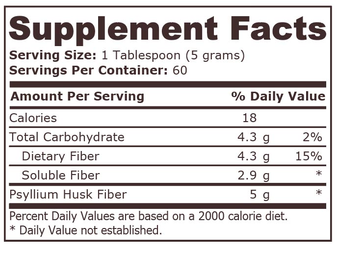 PSYLLIUM HUSKS - 300 g - Feel You