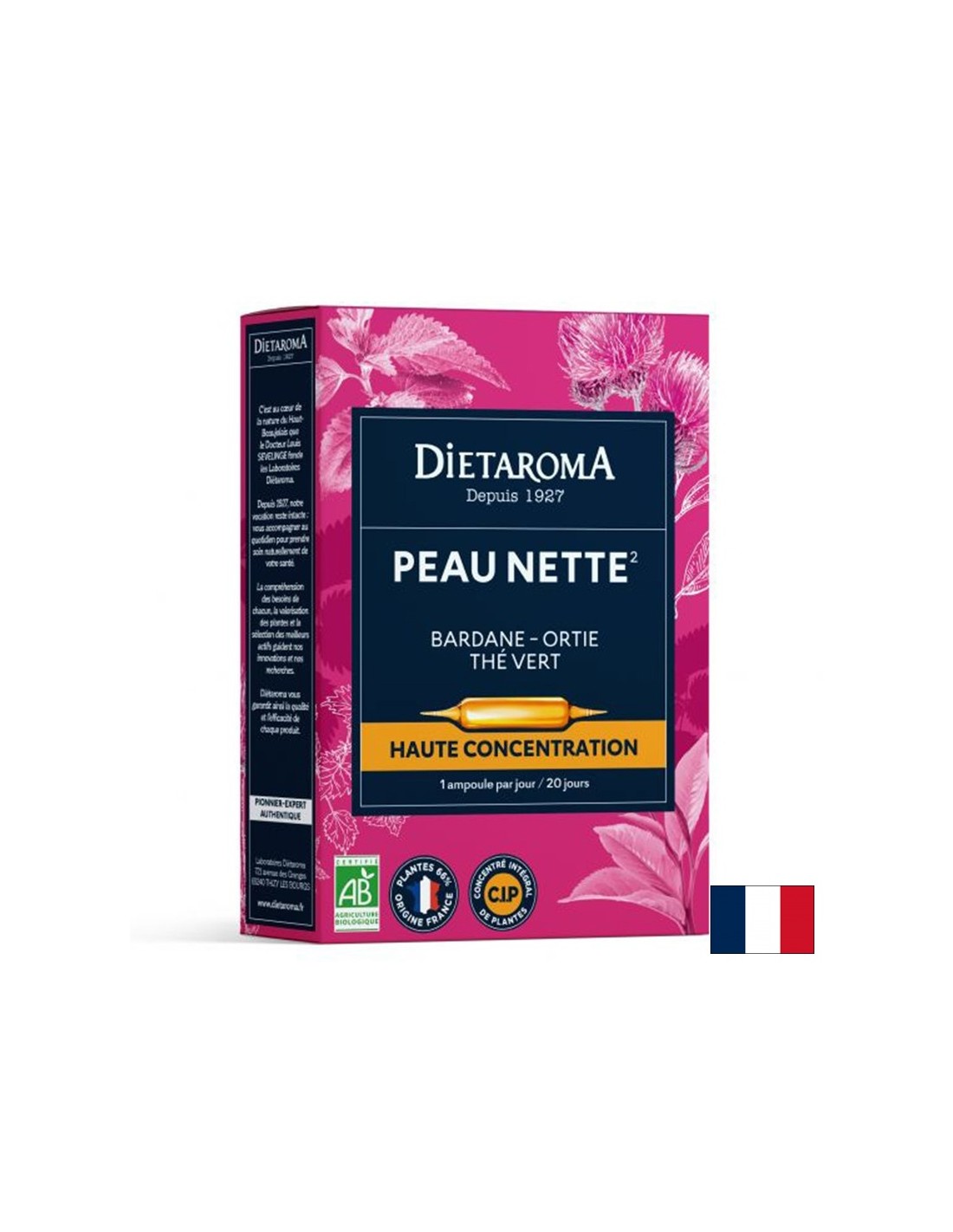 Чиста кожа Peau Nette, 20 ампули за пиене - Feel You