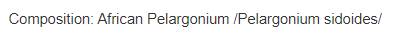 Pelargnium 200 mg | African Geranium (Pelargonium Sidoides) - 60 - Feel You