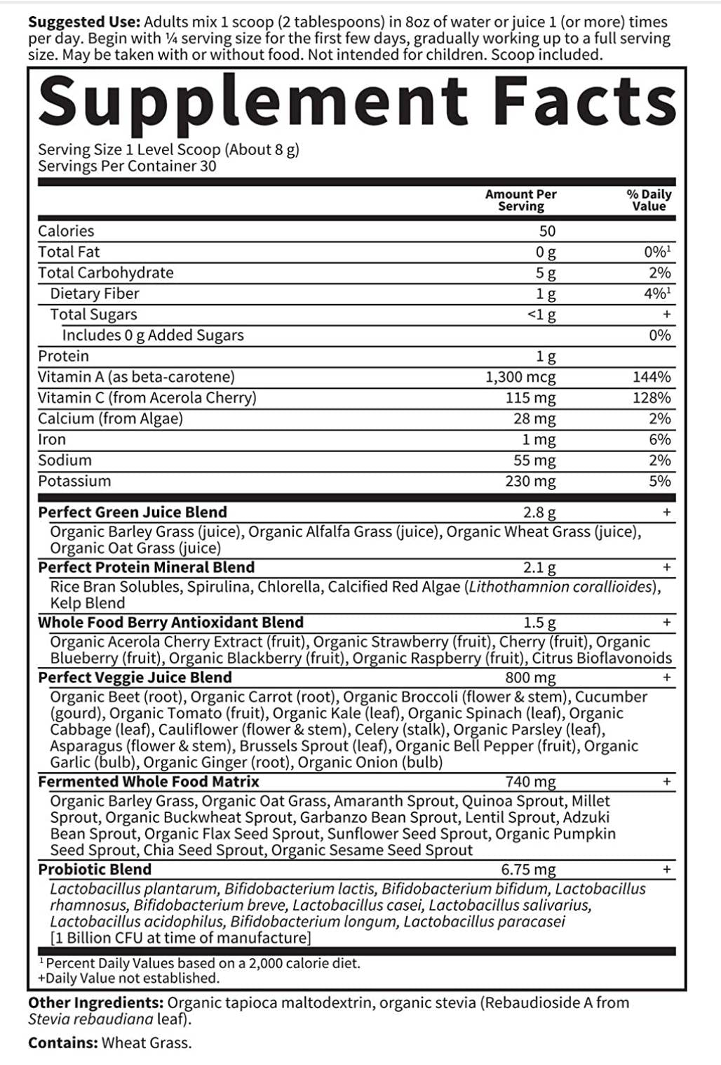 Perfect Food Berry | Fruit & Veggie Formula - 240 грама - Feel You