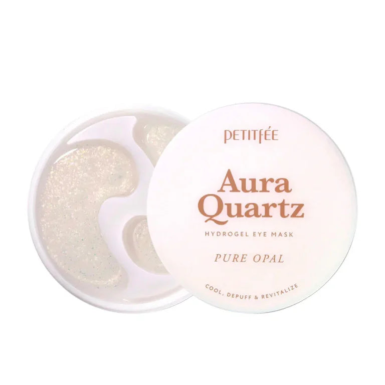 Petitfee - Aura Quartz Hydrogel Eye Mask - Pure Opal, 20 pairs - Feel You