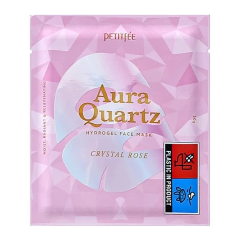Petitfee - Aura Quartz Hydrogel Face Mask – Crystal Rose, 30g, 1 piece - Feel You
