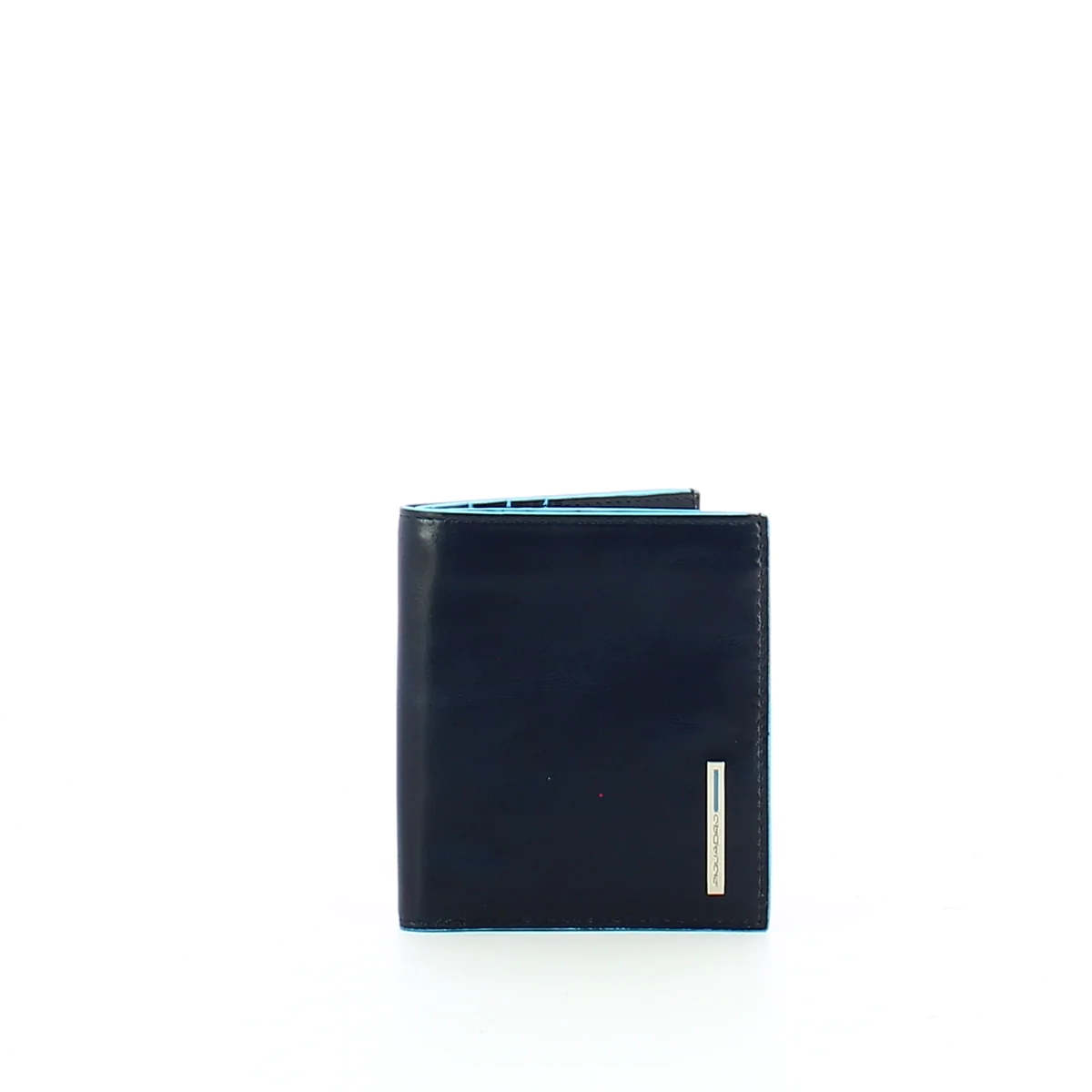 Piquadro, Blue Square, Leather Card Holder, PP1518B2, Blue Authentic, Unisex - Feel You