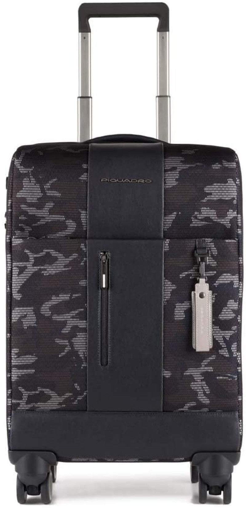Piquadro, Four-Wheel, Cabin Textile Trolley, Camouflage - Feel You