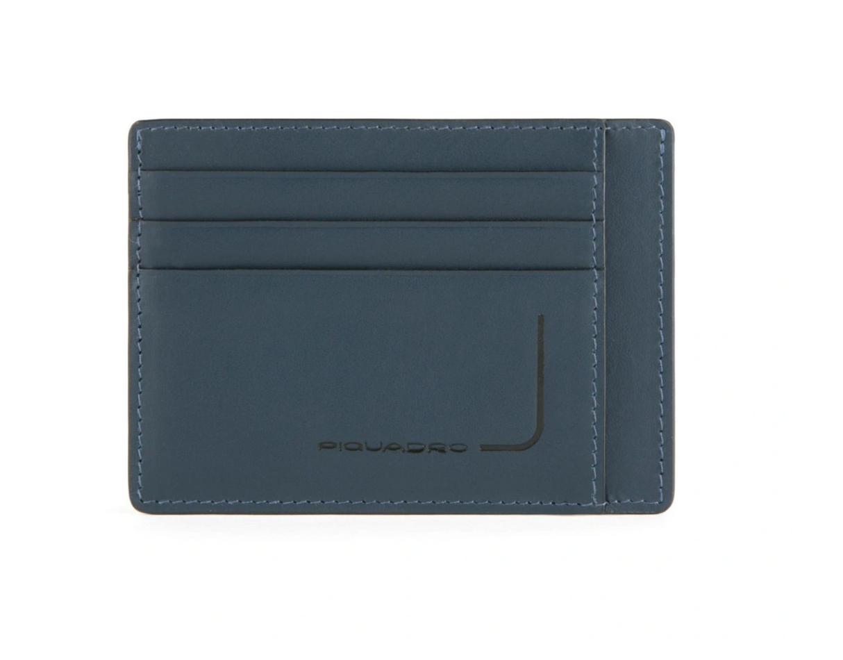 Piquadro, Piquadro, Leather Card Holder, RFID Anti-Fraud Protection, For Men - Feel You