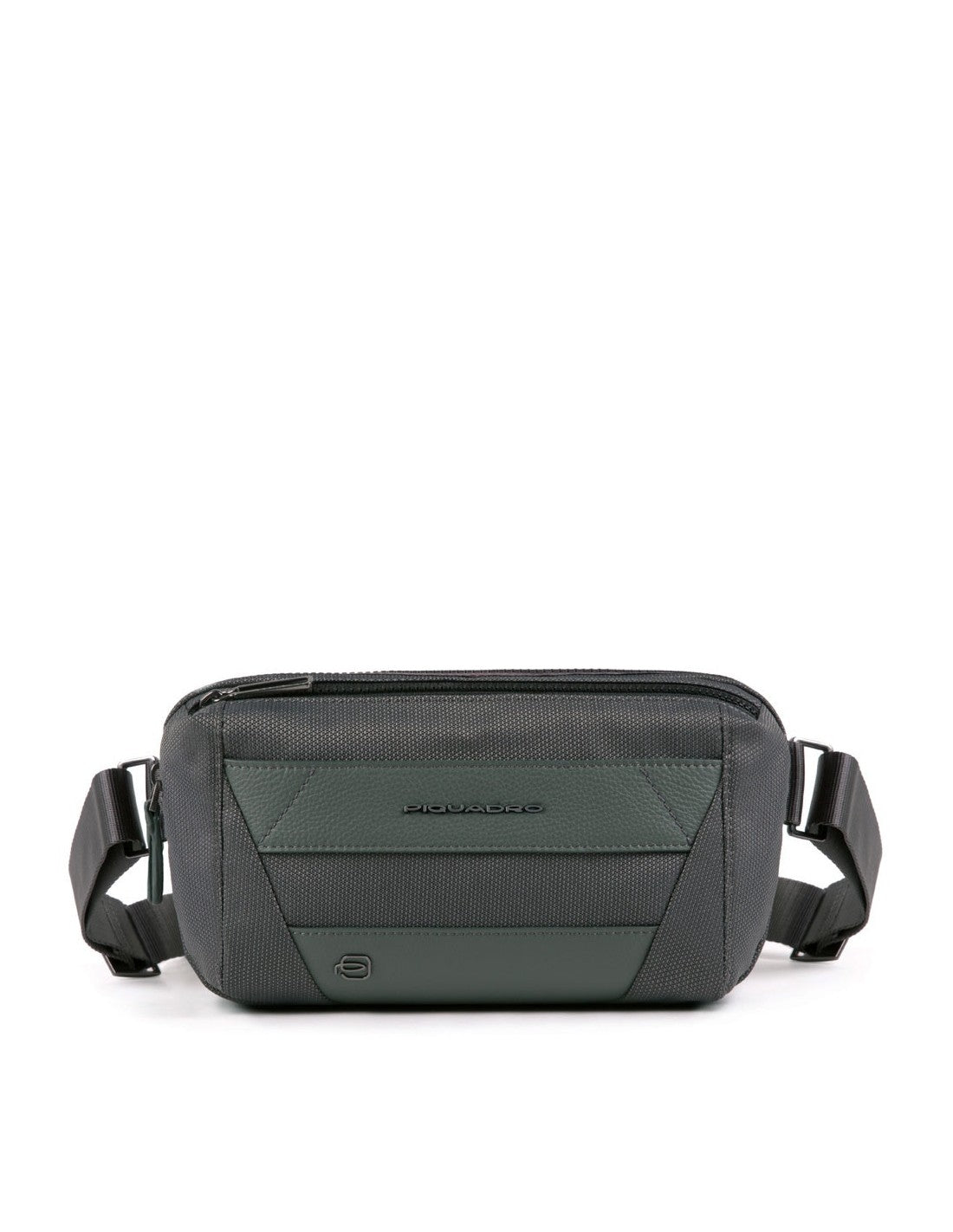 Piquadro, Trakai, Textile Fanny Pack, Grey, 27 x 14.5 x 7.5 cm, For Men - Feel You