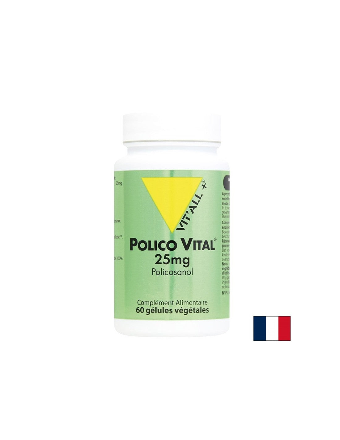 За нормални нива на холестерола - Поликозанол Polico Vital®, 25 mg х 60 капсули - Feel You