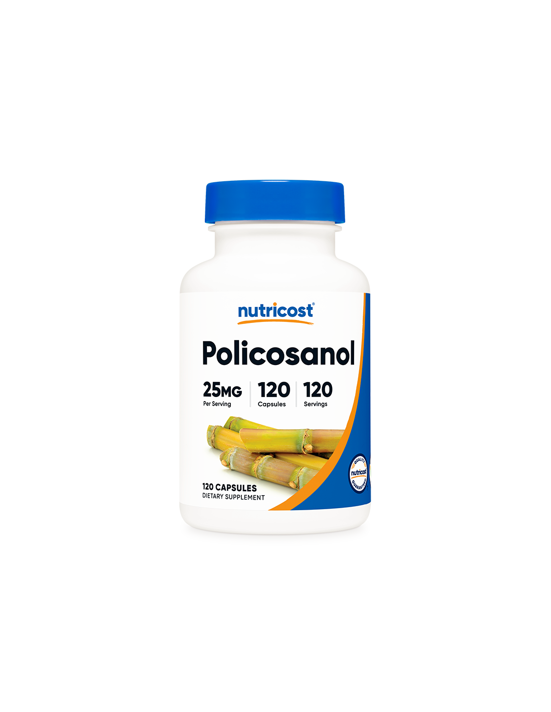 Сърдечно-съдова система - Поликосанол (Policosanol), 25 mg x 120 капсули Nutricost - Feel You