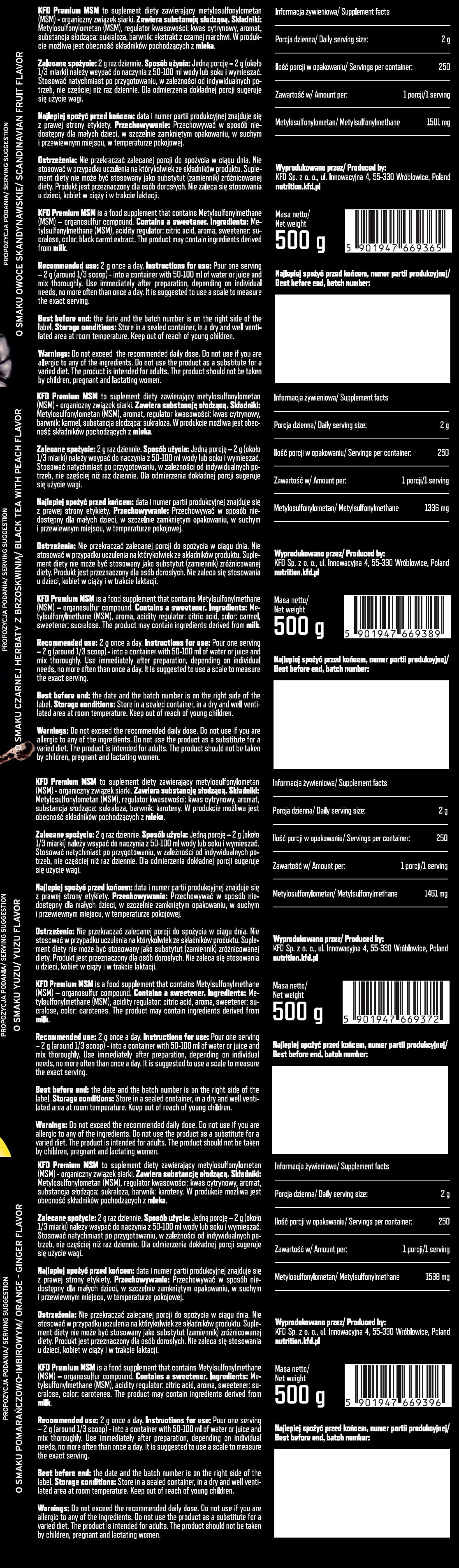 Premium MSM - 0.5 - Feel You