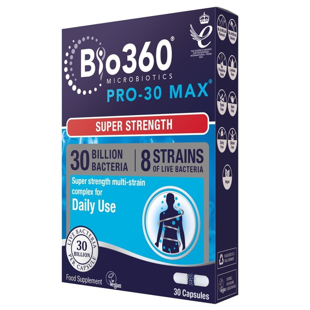 Pro-30 MAX Пробиотик 30млрд. 30 капсули, Natures Aid - Feel You