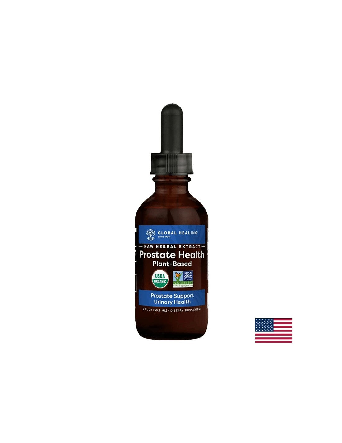 Prostate Health Plant-Based - Грижа за простатата, 59.2 ml Global Healing - Feel You