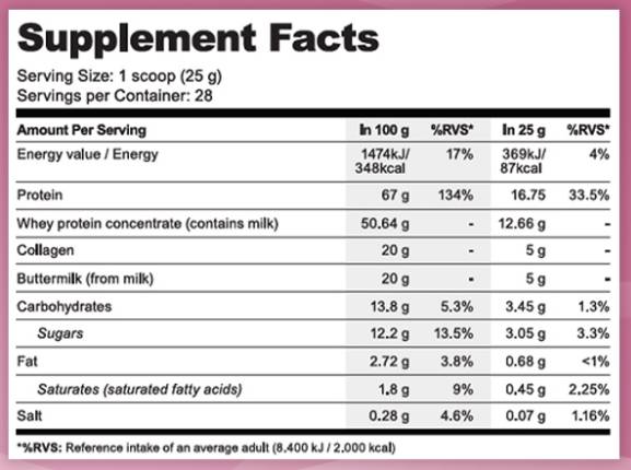 Protein 4 Woman | Whey with 5g Collagen per Serving - 700 грама - Feel You