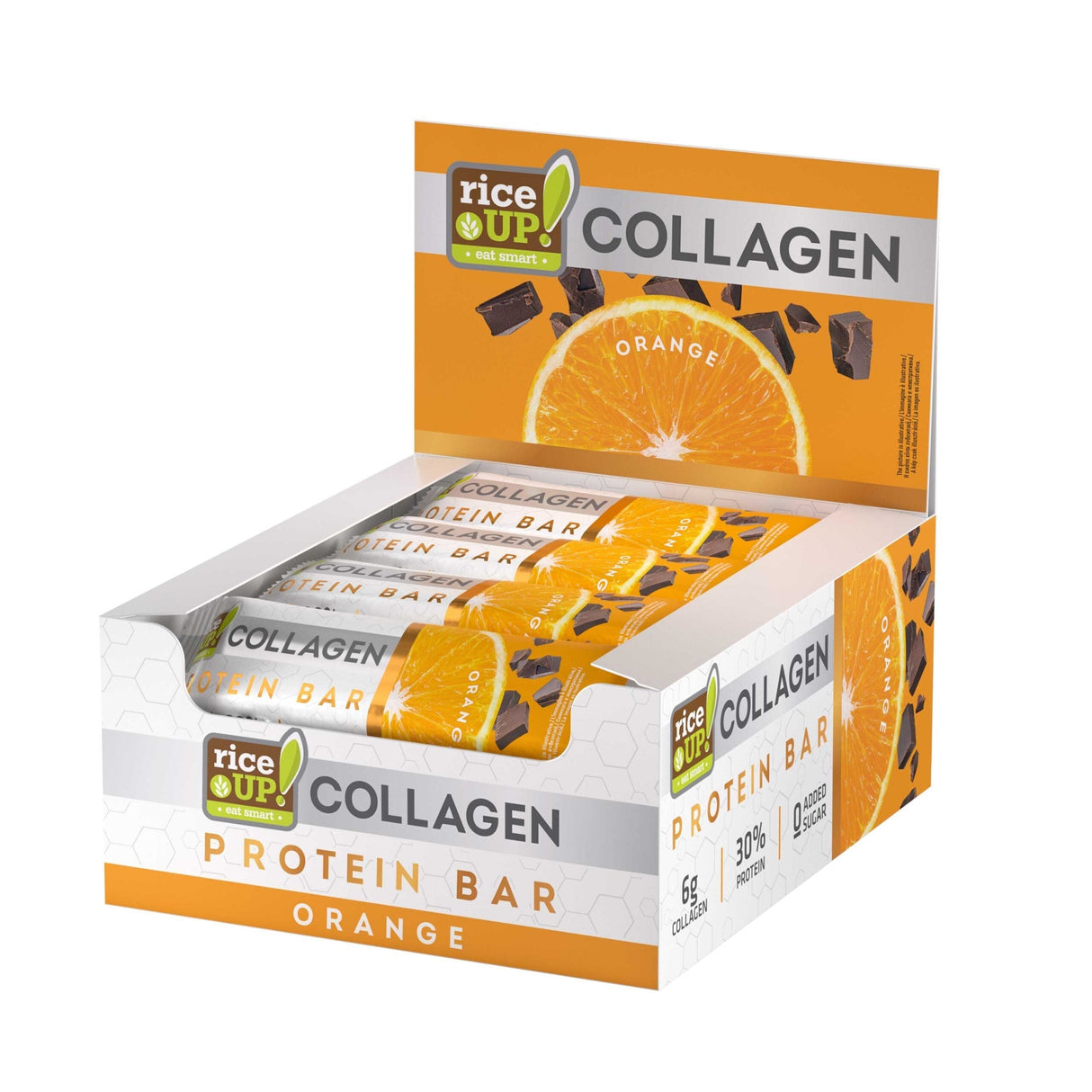 Protein Bar with 6g Collagen & No Added Sugar - 12 x 50g - Feel You