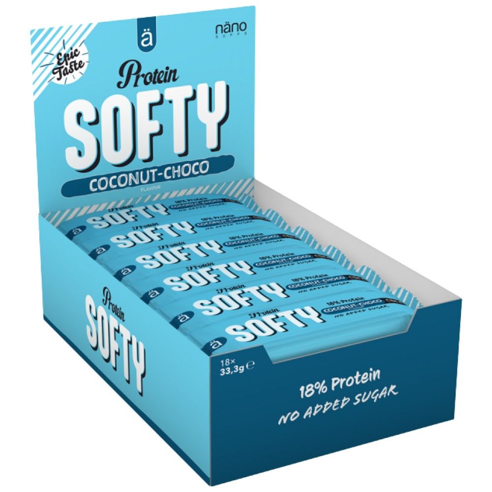 Protein Softy Bar | No Added Sugar - 18 x 33.3 грама - Feel You