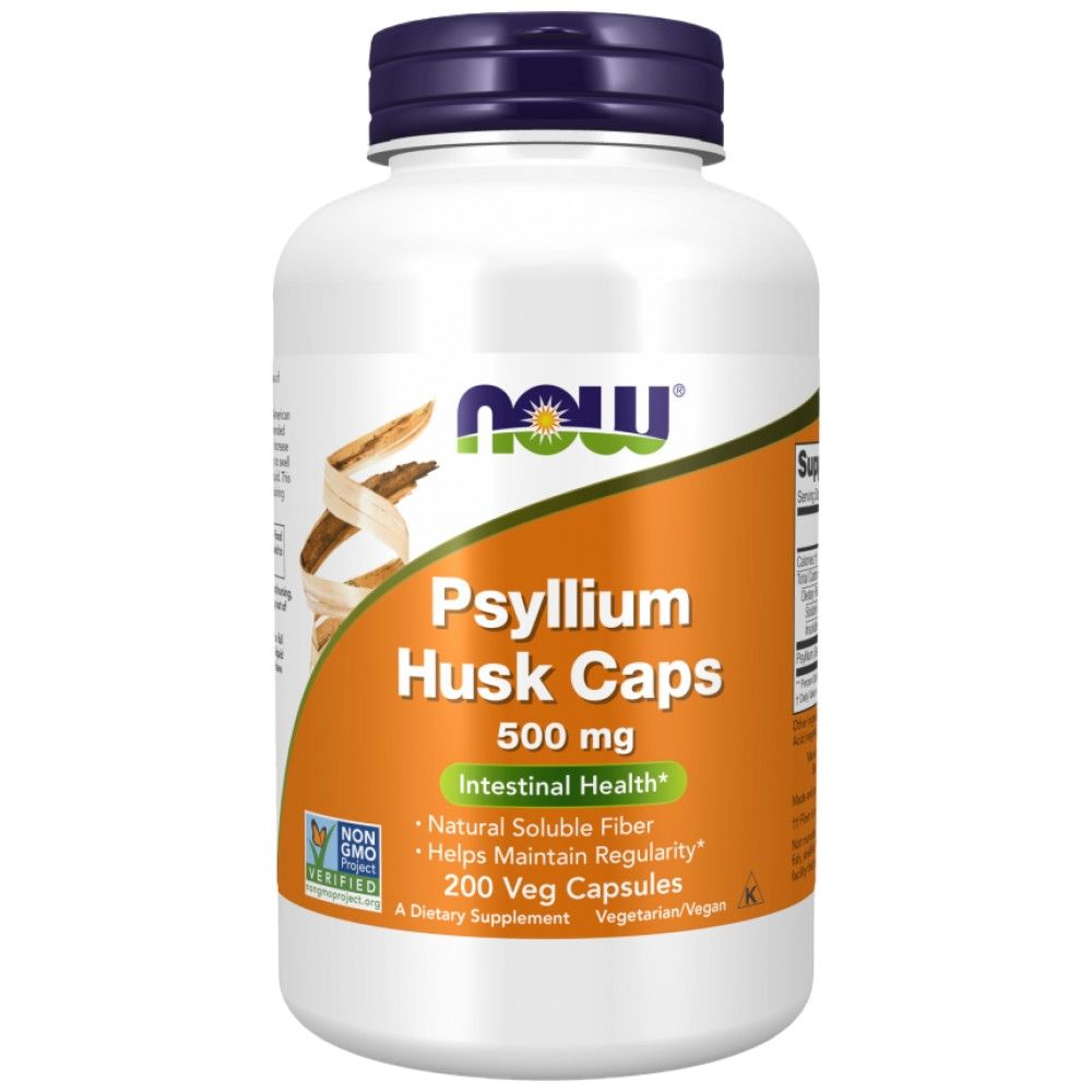 Psyllium Husk Caps 500 mg - 200 капсули - Feel You