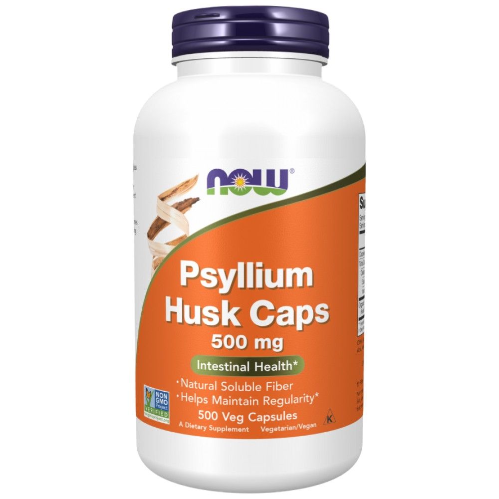 Psyllium Husk Caps 500 mg - 500 капсули - Feel You