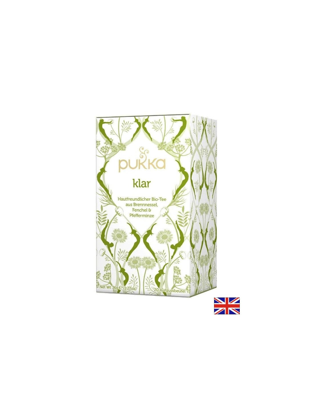 Билков чай с копър, коприва, мента, глухарче, женско биле и алое вера Био - Pukka, 20 филтърни пакетчета - Feel You