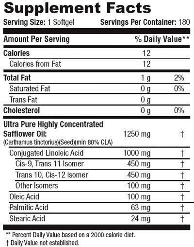 Pure CLA 1250 - 180 Гел капсули - Feel You