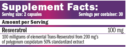 Pure Resveratrol / 60 Caps. - Feel You