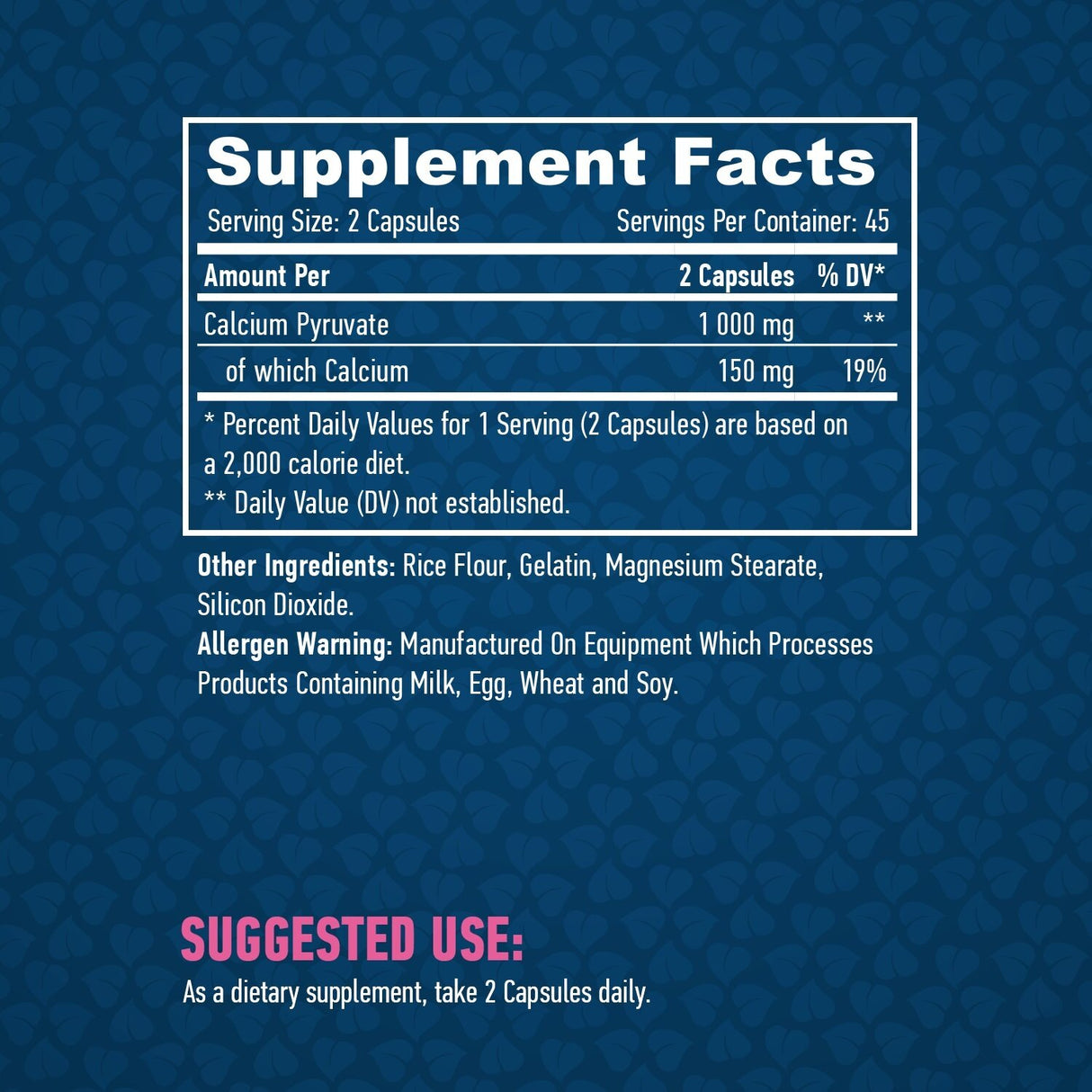 Pyruvate 500mg. / 90 Caps. - Feel You