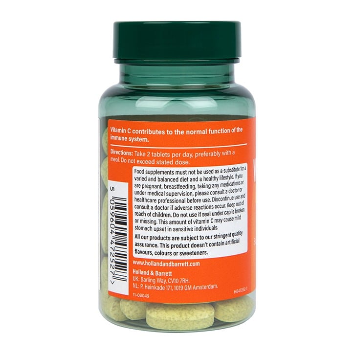 Кверцетин + Витамин С (Quercetin + Vitamin C) 60 таблетки HOLLAND & BARRETT - Feel You