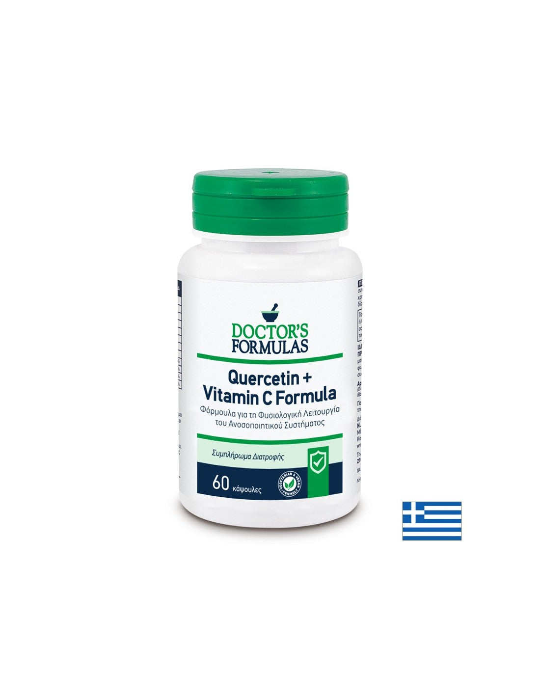 Кверцетин + Витамин С - Quercetin + Vitamin C Formula, 60 V капсули Doctor’s Formulas - Feel You