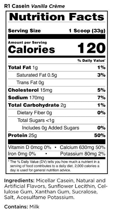 R1 Casein | Premium Micellar Casein - 924 грама - Feel You