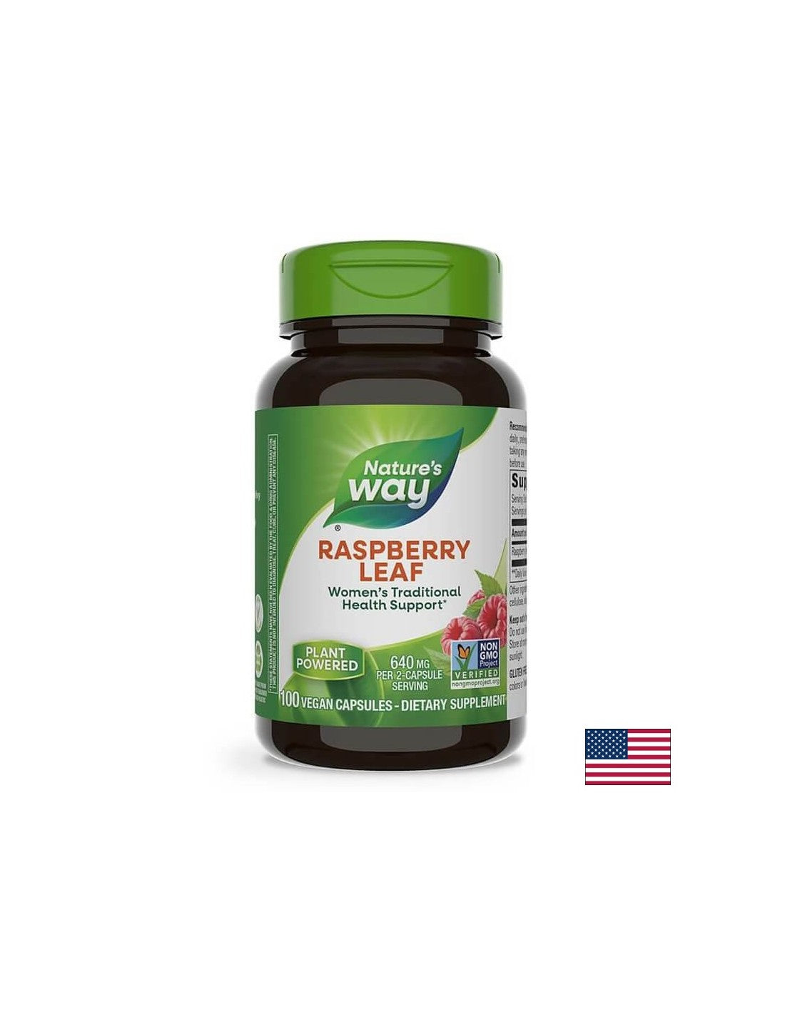 Raspberry Leaf/ Малина (лист) 450 mg x 100 капсули Nature’s Way - Feel You