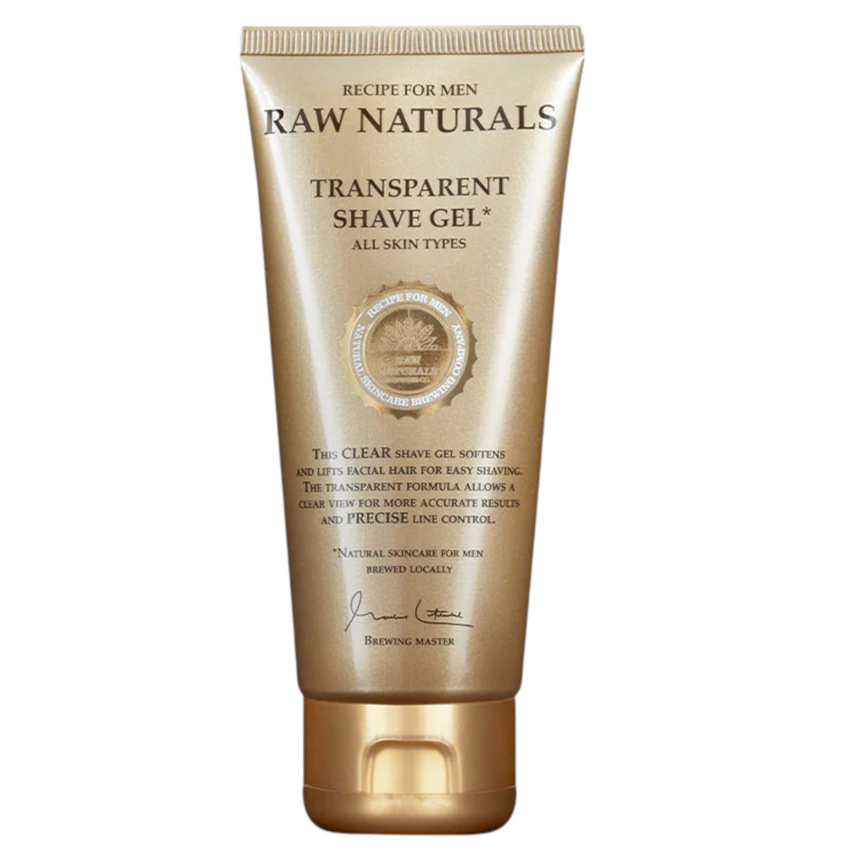 Raw Naturals, Transparent, 100% vegan, Hydrating & Softening, Shaving Gel, 100 ml - Feel You