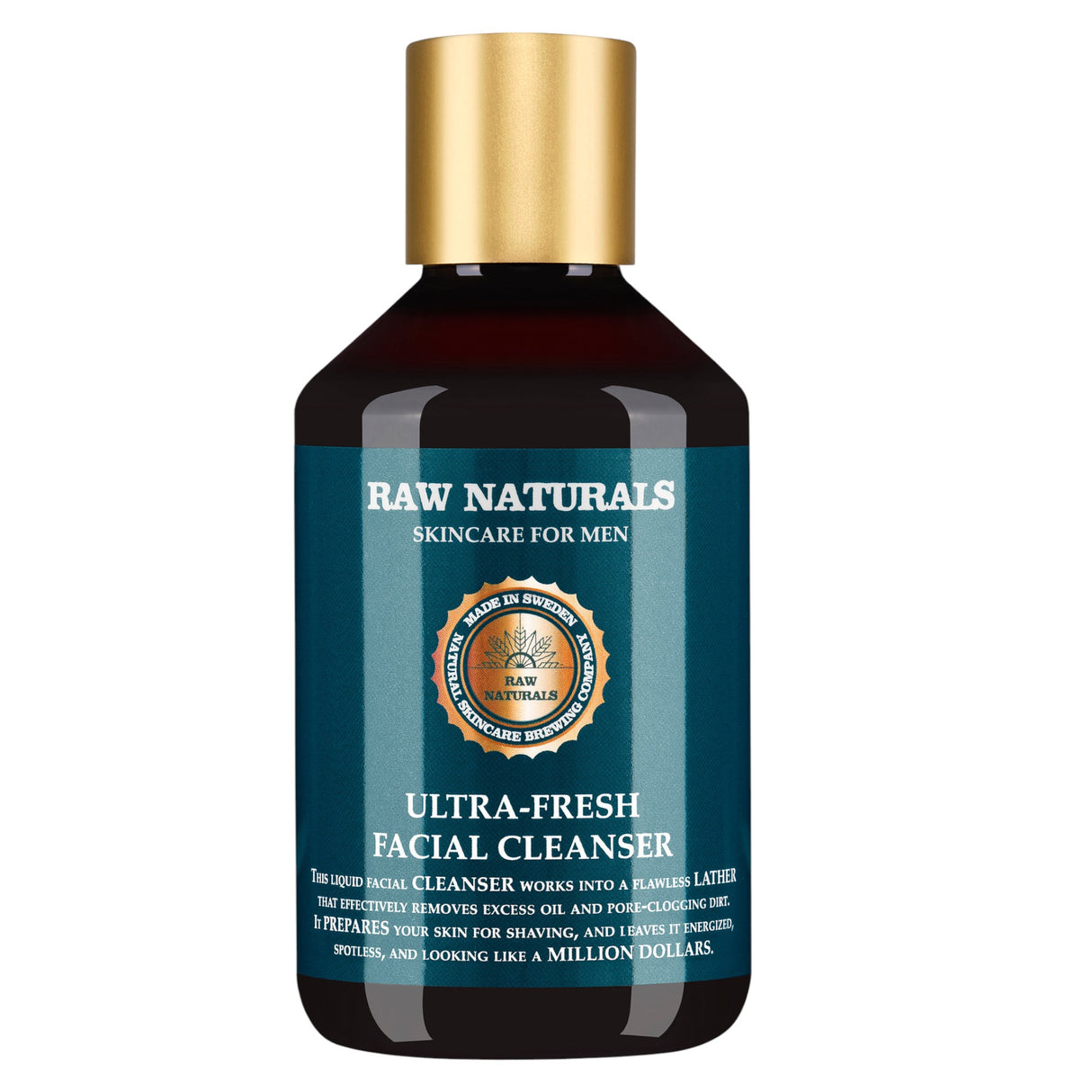 Raw Naturals, Ultra-Fresh Facial Cleanser, Energizing, Cleansing Gel, For Face, 250 ml - Feel You