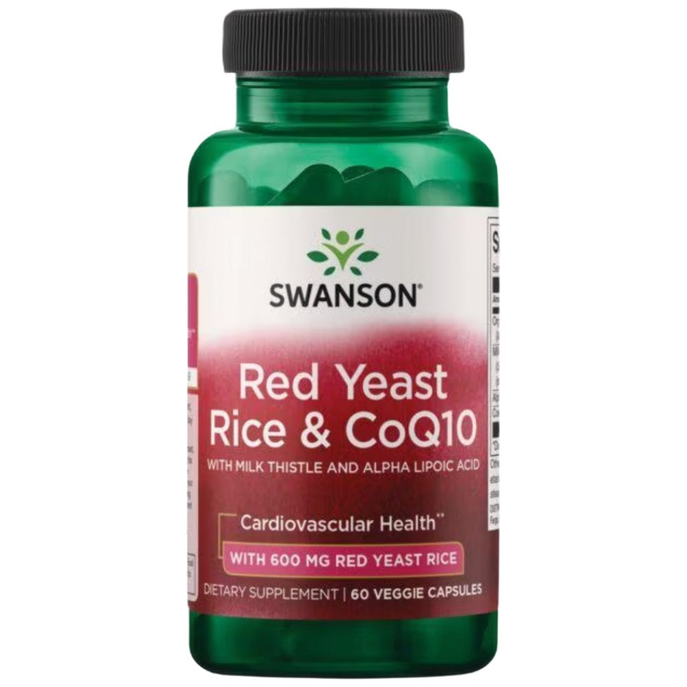 Red Yeast Rice & CoQ10 with Milk Thistle and Alpha Lipoic Acid - 60 капсули - Feel You