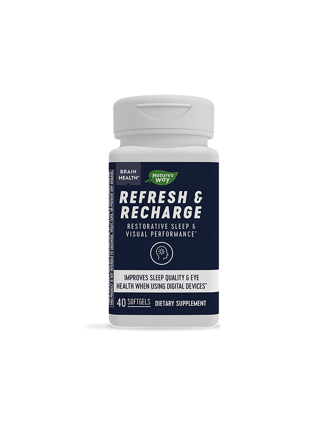 Refresh & Recharge / Срещу умора и безсъние, 40 софтгел капсули Nature’s Way - Feel You