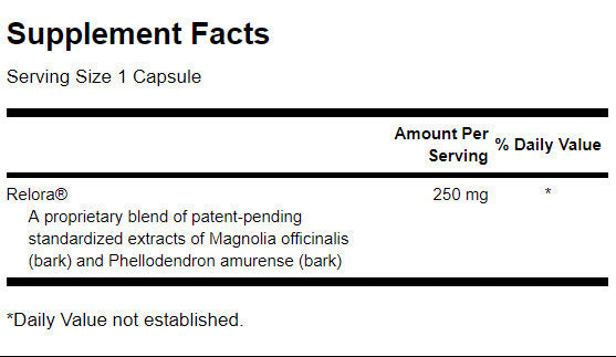 Relora 250mg. / 90 Caps - 0 - Feel You