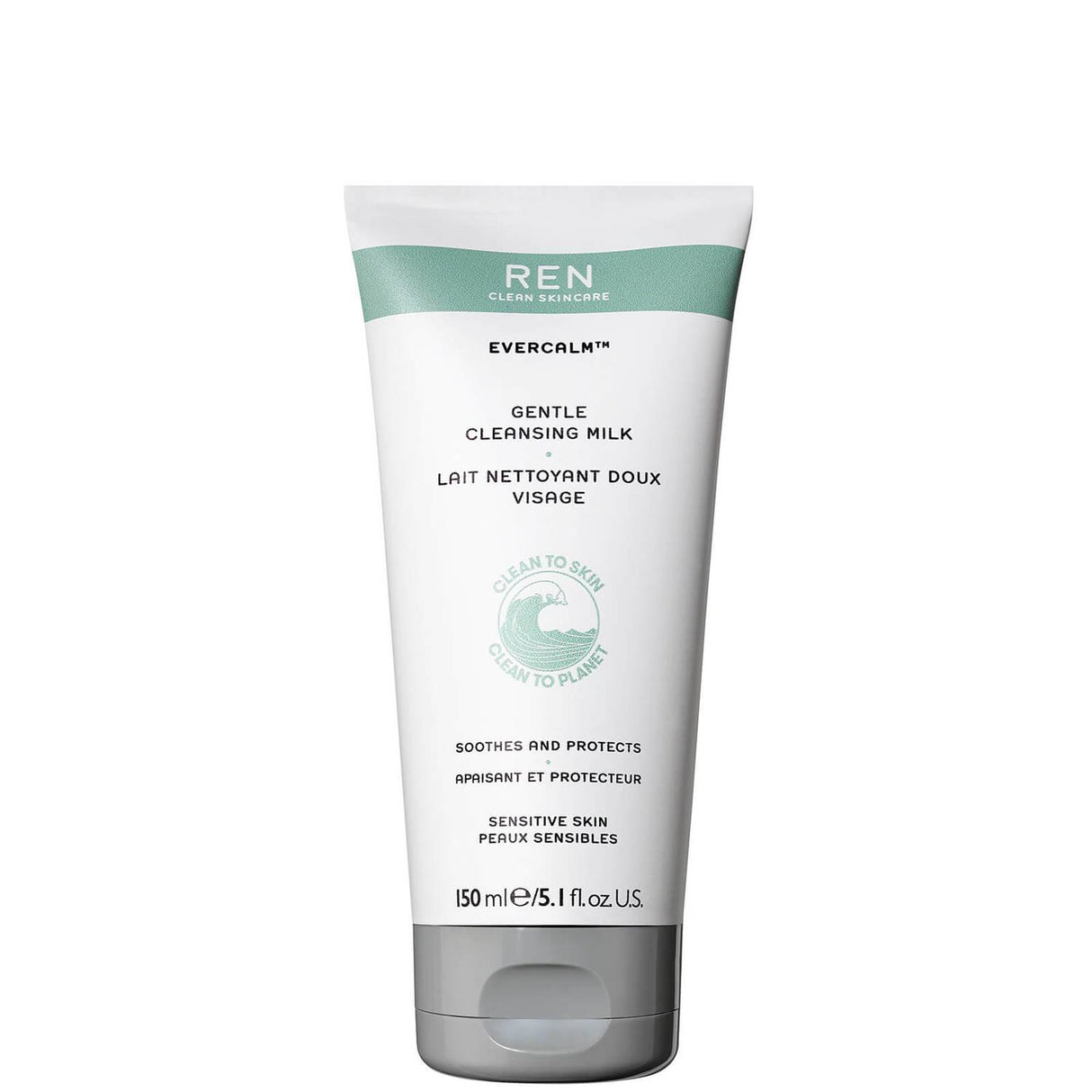 Ren, Evercalm, Smoothing, Cleansing Milk, For Face, 150 ml *Tester - Feel You