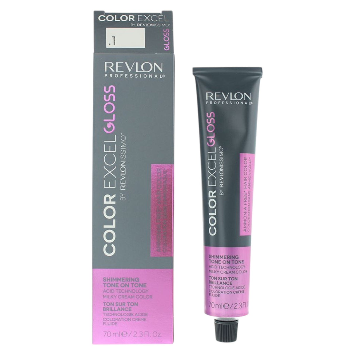 Revlon, Color Excel Gloss, Ammonia-Free, Permanent Hair Dye, .1 Anti-Red, 70 ml - Feel You