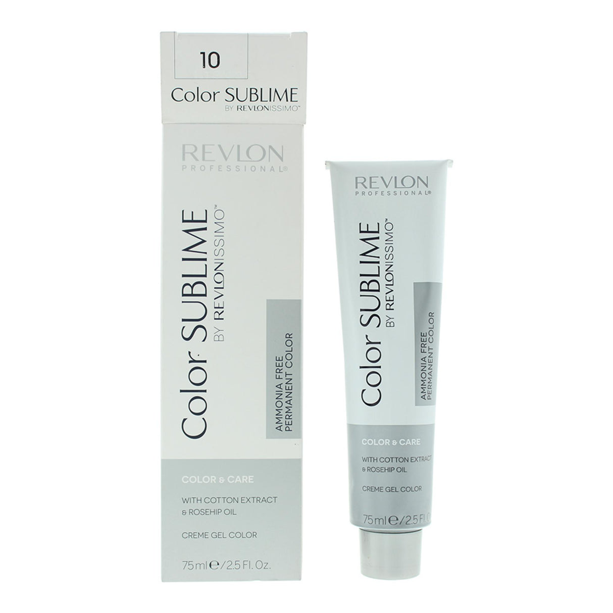Revlon, Color Sublime, Permanent Hair Dye, 10 Lightest Blonde, 75 ml - Feel You