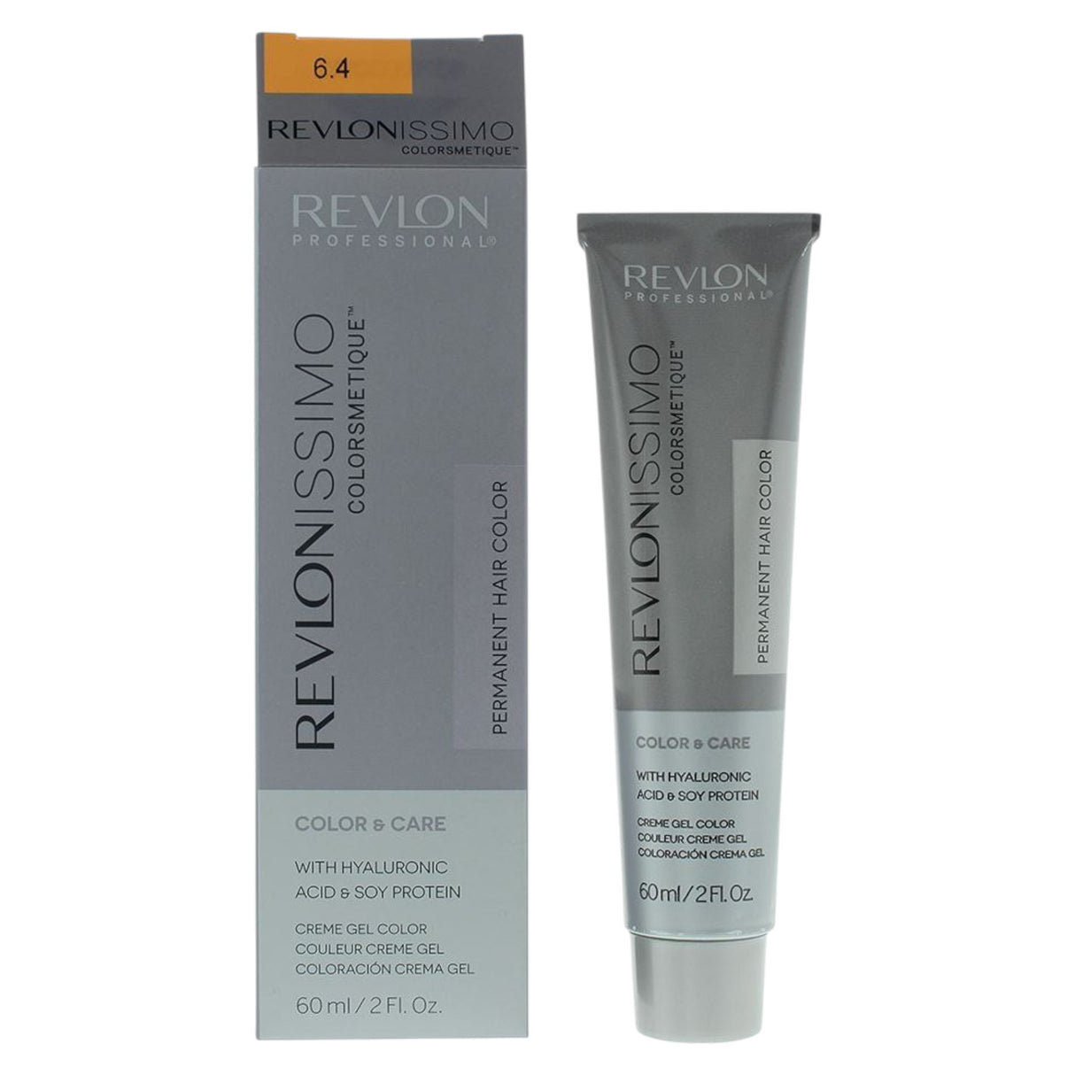 Revlon, Colorsmetique, KER-HA Complex™, Permanent Hair Dye, 6.4 Dark Copper Blonde, 60 ml - Feel You