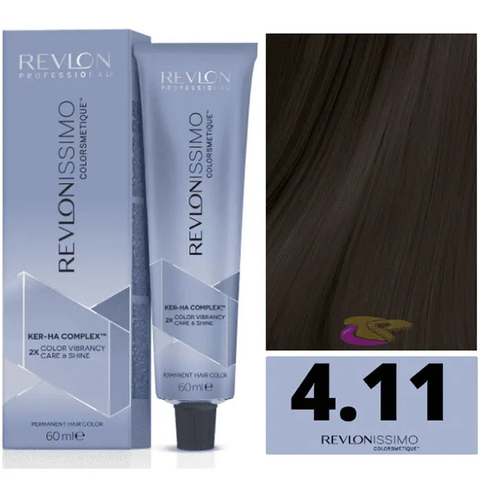 Revlon Revlonissimo Colorsmetique 4,11 Medium Chestnut Intense Ash 60ml - Feel You