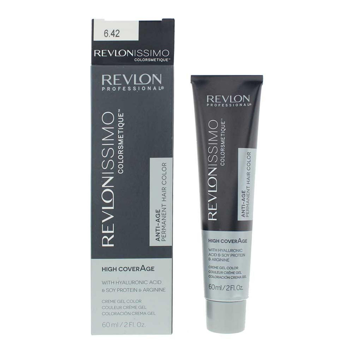 Revlon, Revlonissimo Colorsmetique, Permanent Hair Dye, 6.42 Dark Pearly Chestnut Blonde, 60 ml - Feel You