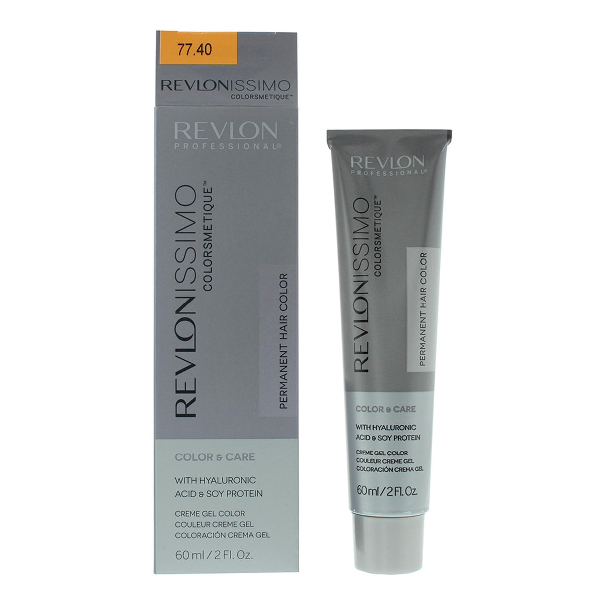 Revlon, Revlonissimo Colorsmetique, Permanent Hair Dye, 77.40 Intense Light Copper Hair Colour, 60 ml - Feel You